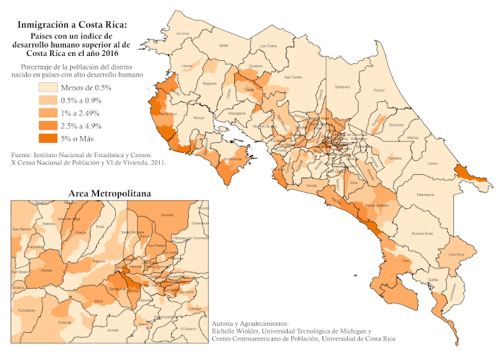 Mapa migración